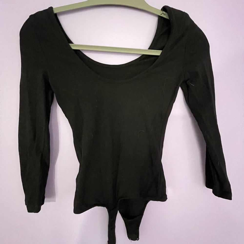 XS Black Guess Body Suit